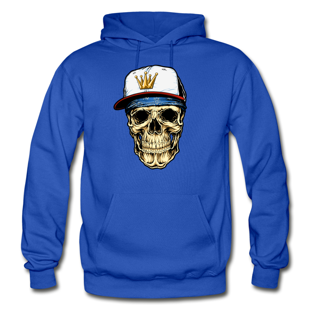 Hip Hop Skull Hoodie - royal blue