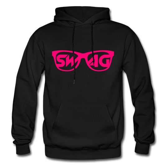 Swag Glasses Hoodie - black