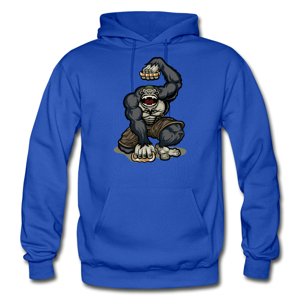 Gorilla Brass Knuckles Hoodie - royal blue