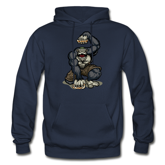 Gorilla Brass Knuckles Hoodie - navy