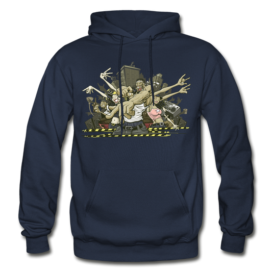 Party Cartoons Hoodie - navy