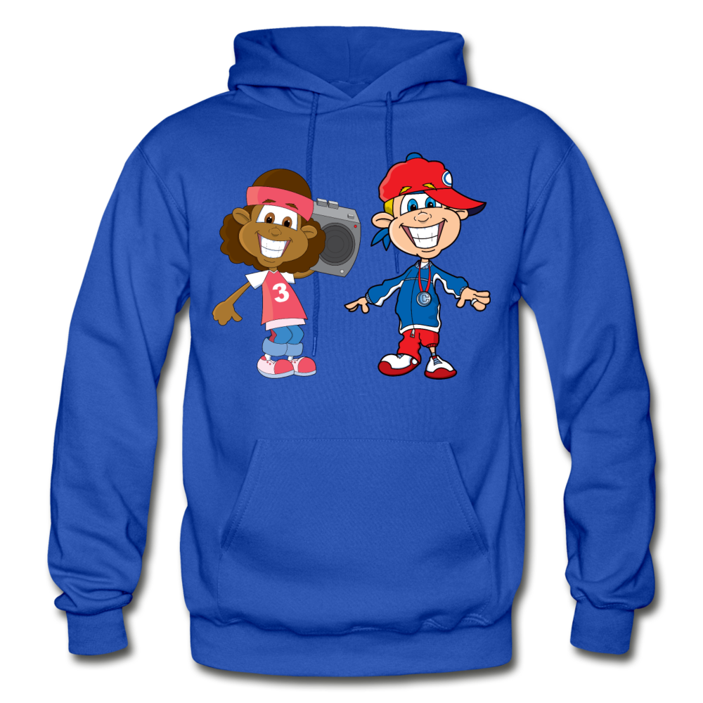 Hip Hop Cartoon Kids Hoodie - royal blue