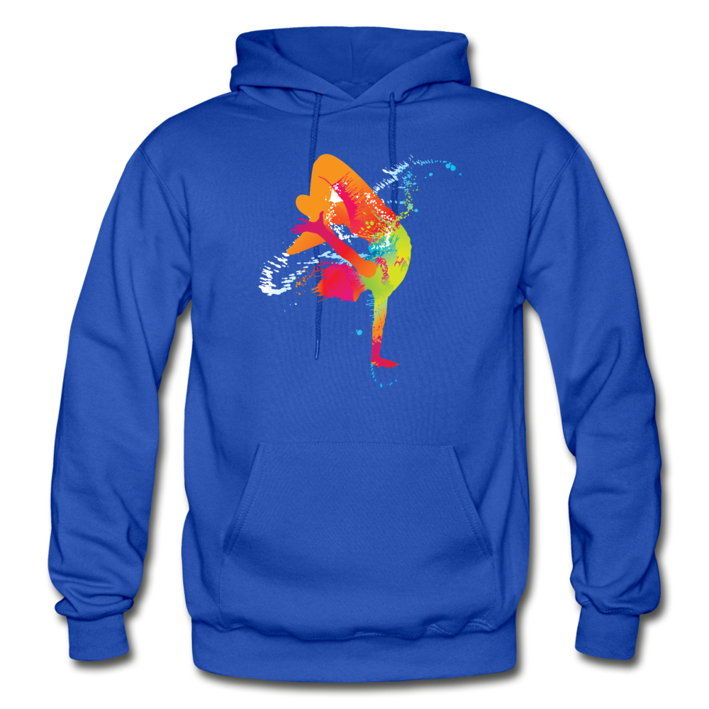 Colorful Abstract B-Boy Dancer - royal blue