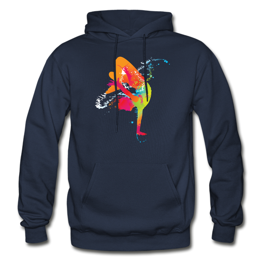 Colorful Abstract B-Boy Dancer - navy