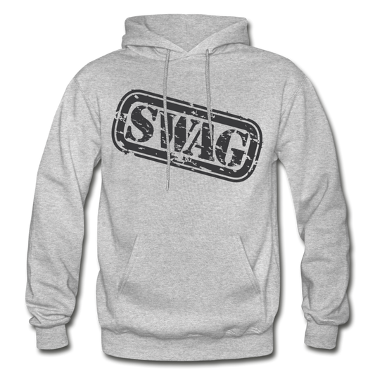 Swag Stamp Hoodie - heather gray