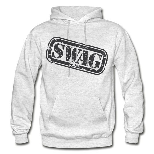 Swag Stamp Hoodie - light heather gray
