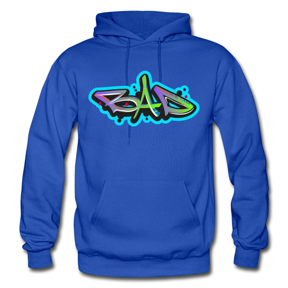 Bad Graffiti Hoodie - royal blue