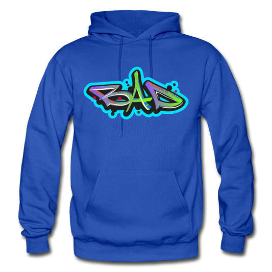 Bad Graffiti Hoodie - royal blue