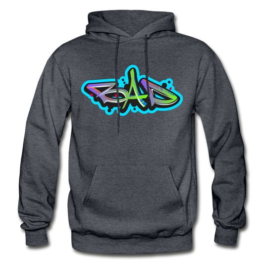 Bad Graffiti Hoodie - charcoal gray
