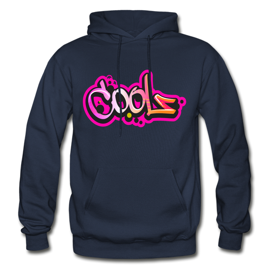 Cool Graffiti Hoodie - navy