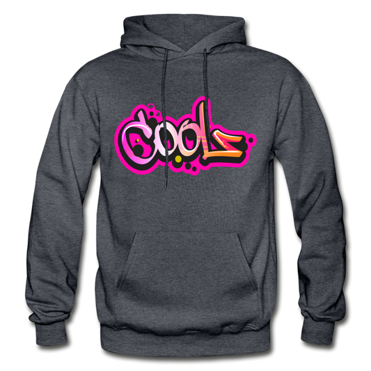 Cool Graffiti Hoodie - charcoal gray
