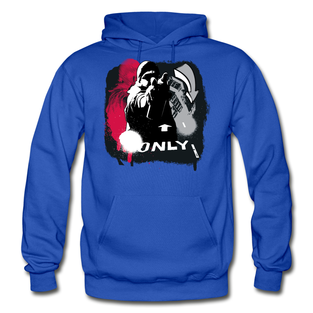 Abstract Graffiti Artist Hoodie - royal blue