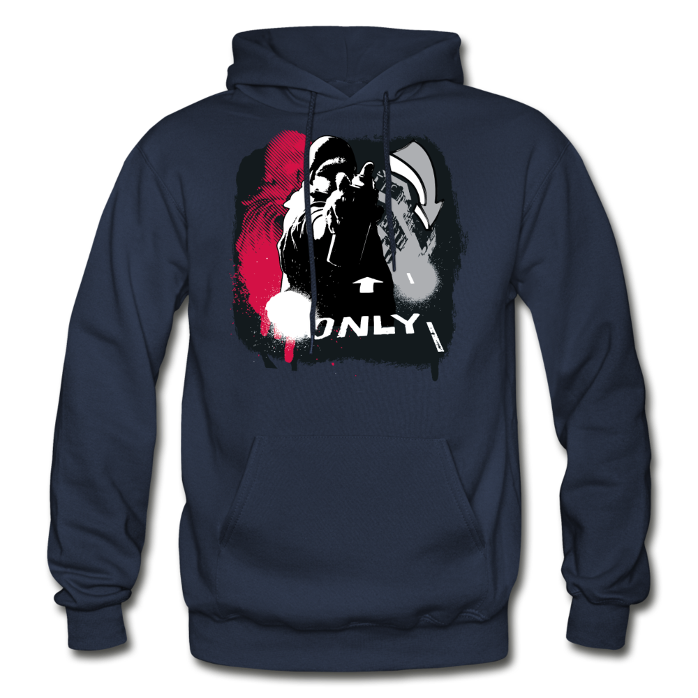 Abstract Graffiti Artist Hoodie - navy