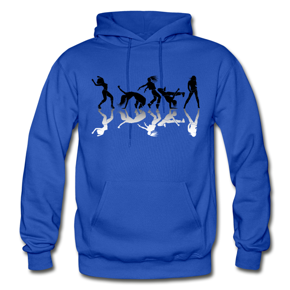 Dancing Silhouettes Hoodie - royal blue