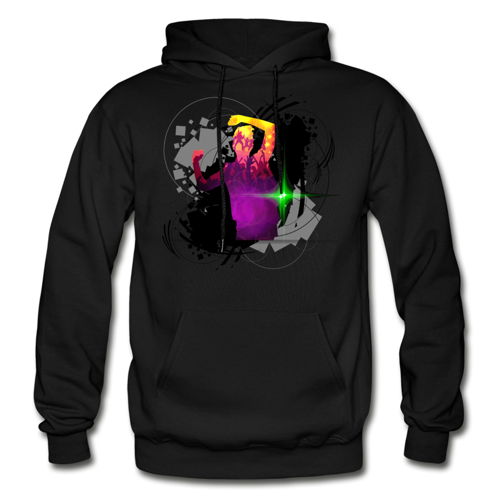 Abstract Dancer Hoodie - black