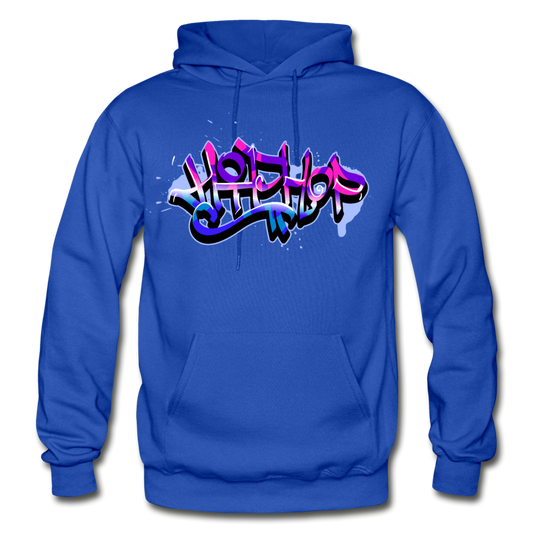 Hip Hop Graffiti Hoodie - royal blue