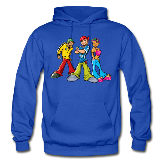 Hip Hop Cartoons Hoodie - royal blue