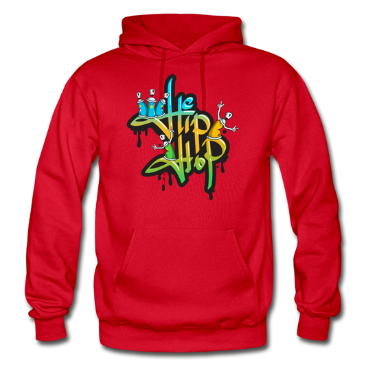 Hip Hop Graffiti Hoodie - red