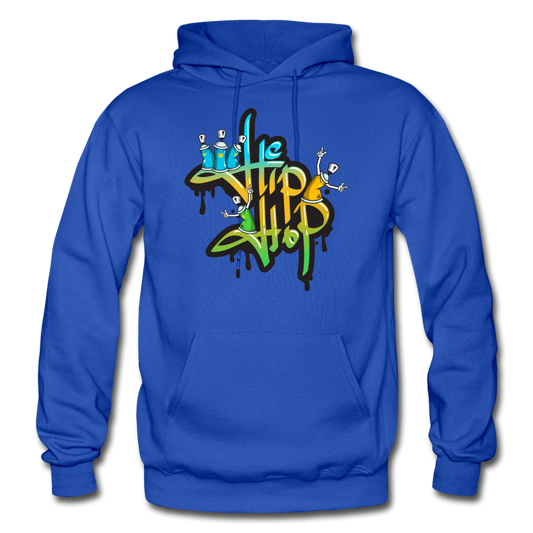 Hip Hop Graffiti Hoodie - royal blue