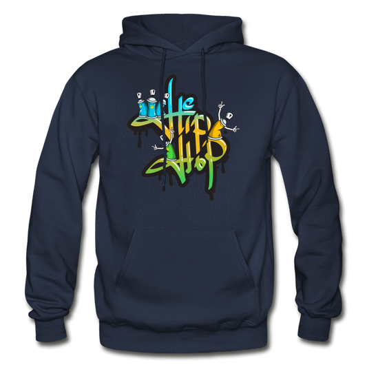 Hip Hop Graffiti Hoodie - navy