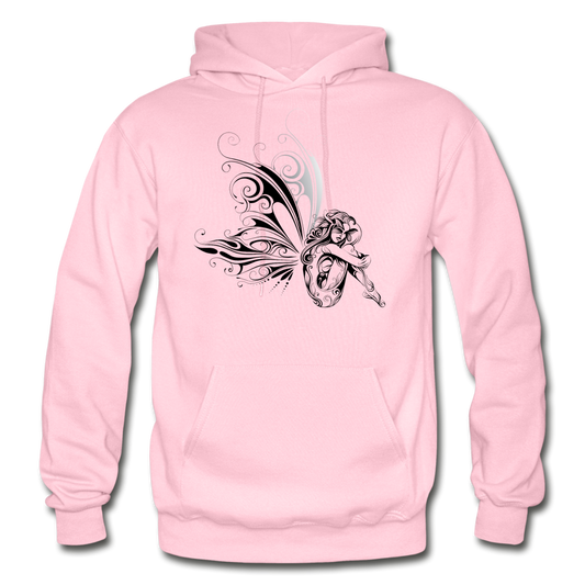 Tribal Maori Fairy Girl Hoodie - light pink