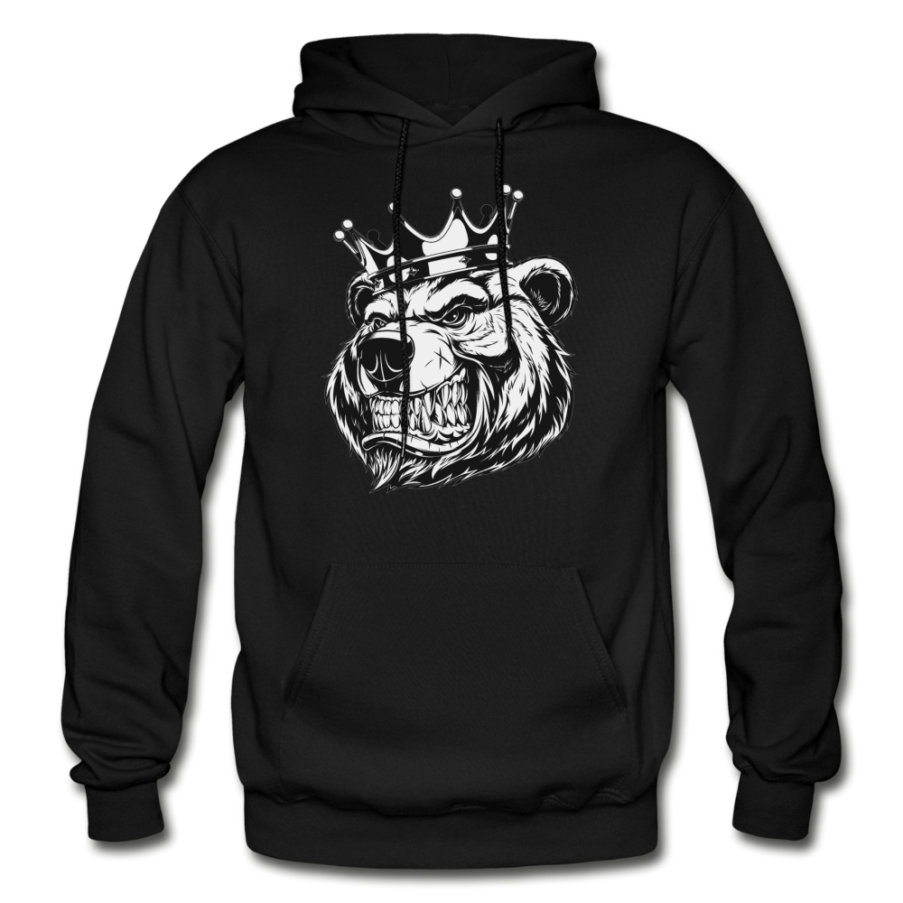 Bear Crown Hoodie - black
