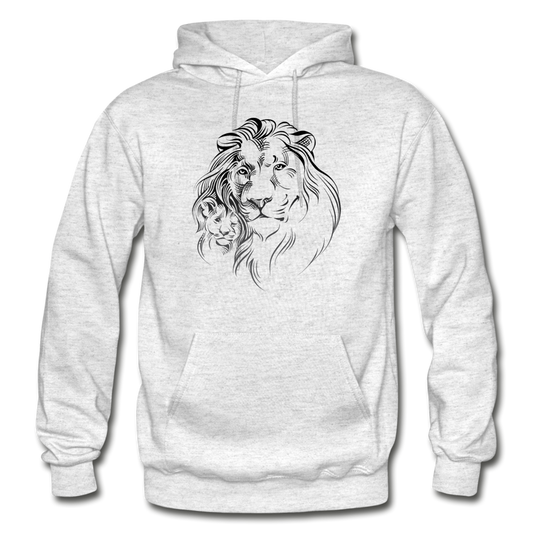 Lion Cub Hoodie - light heather gray