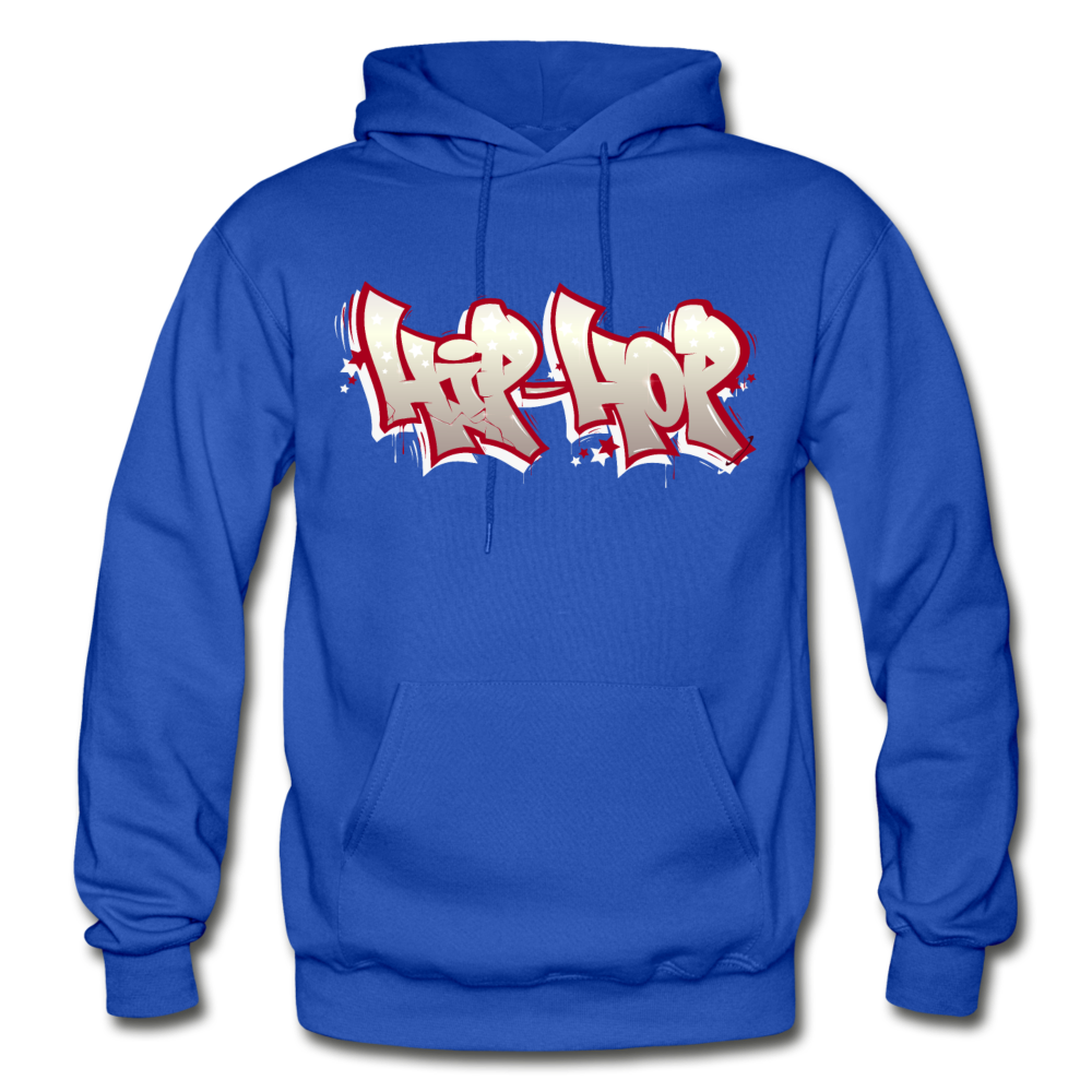 Hip Hop Graffiti Hoodie - royal blue