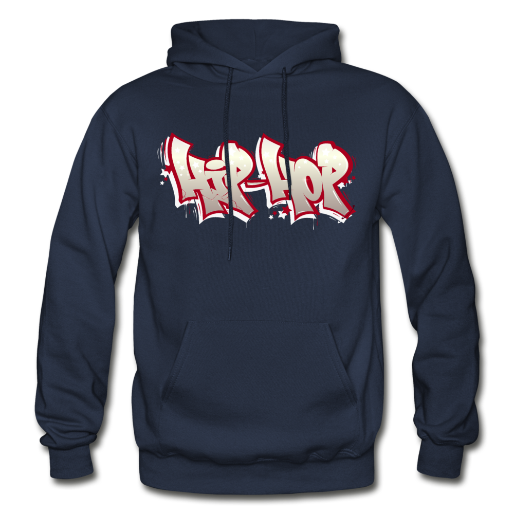 Hip Hop Graffiti Hoodie - navy