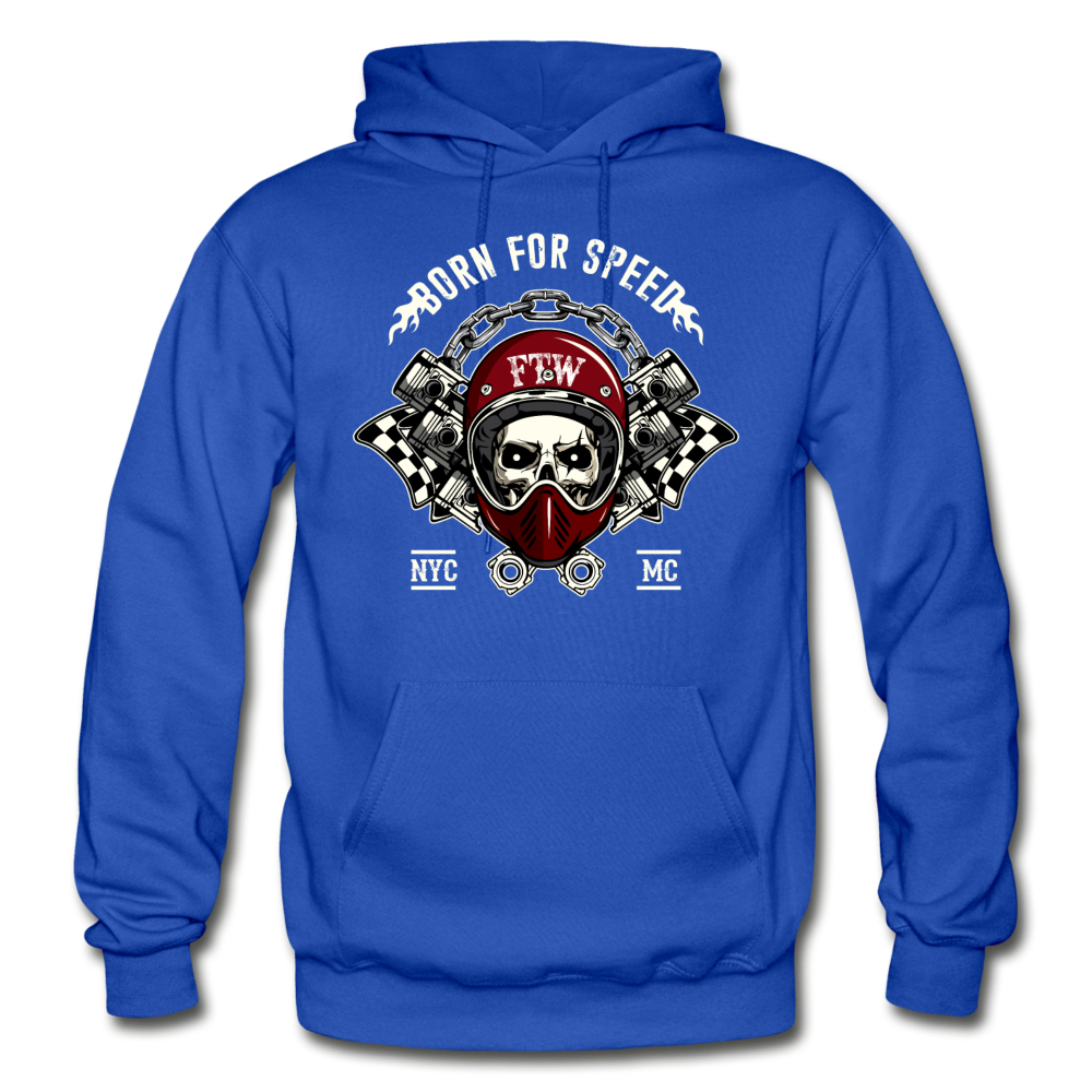 Born for Speed Racer Skull - royal blue