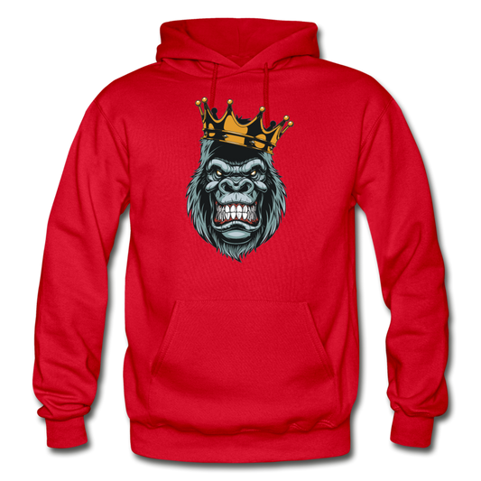 Gorilla Crown Hoodie - red
