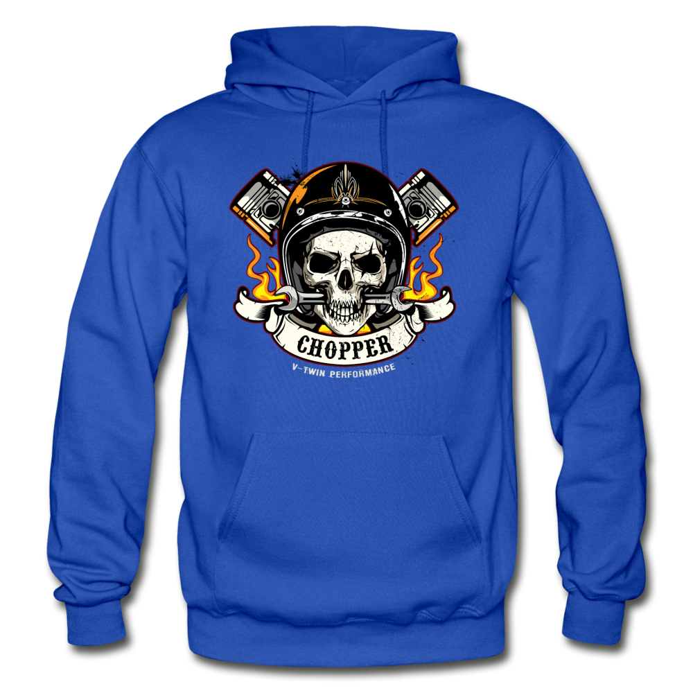 Chopper Skull Hoodie - royal blue