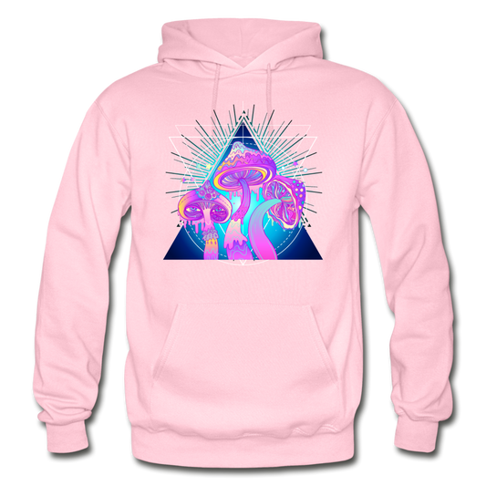 Magic Mushrooms Hoodie - light pink