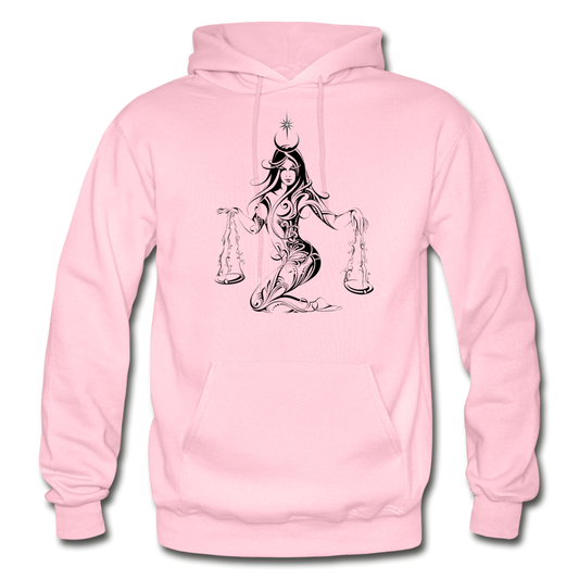 Tribal Maori Scales Girl Hoodie - light pink