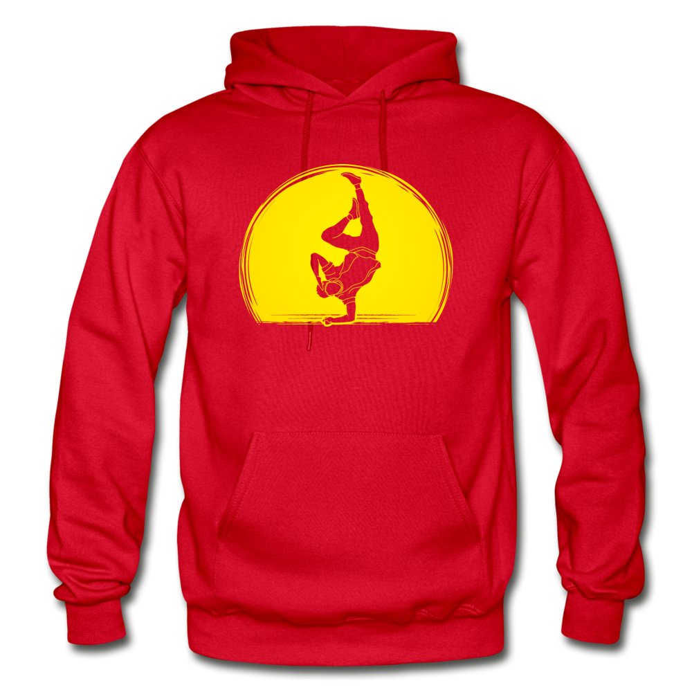 B-Boy Dancer Sun Hoodie - red