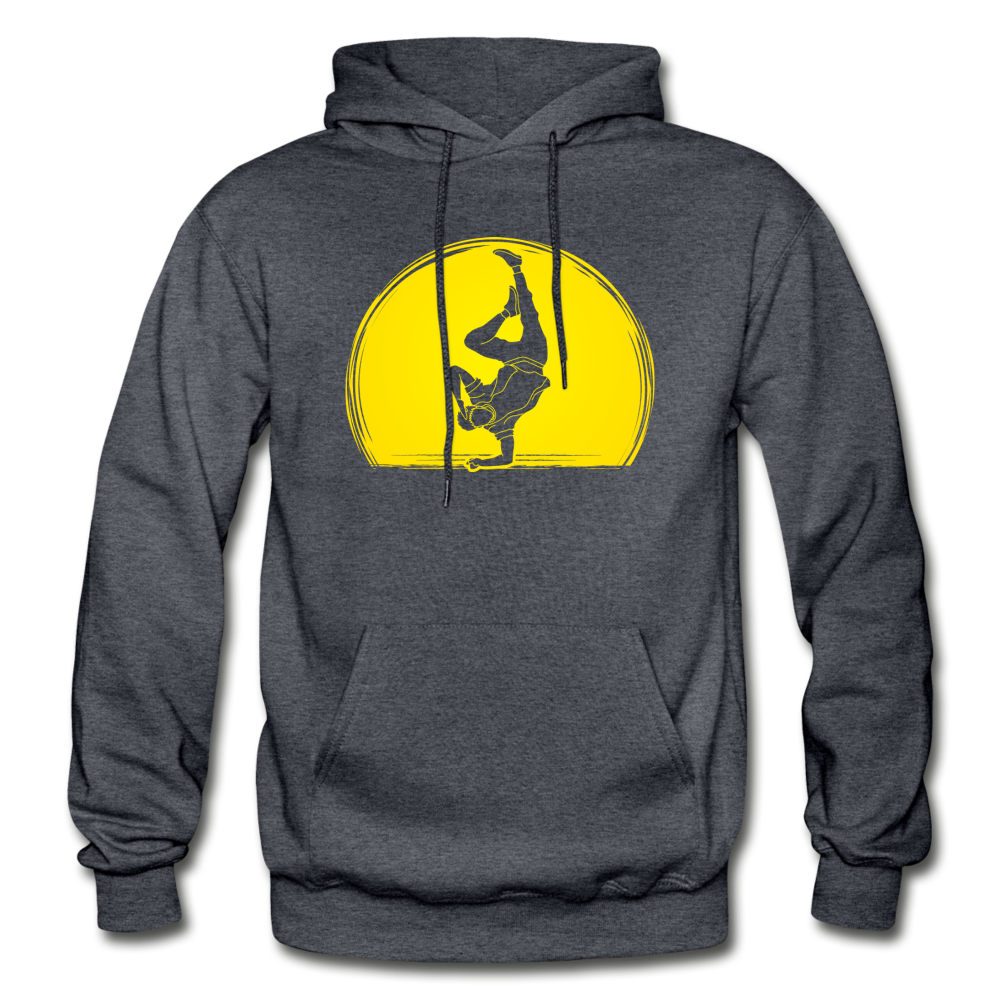 B-Boy Dancer Sun Hoodie - charcoal gray
