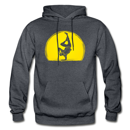 B-Boy Dancer Sun Hoodie - charcoal gray