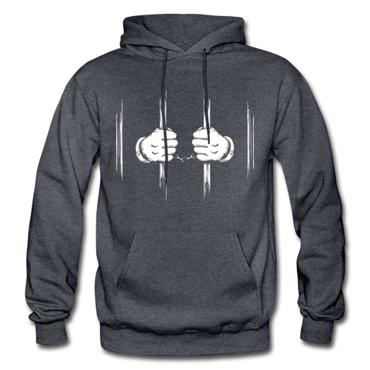 Jail Prisoner Hoodie - charcoal gray
