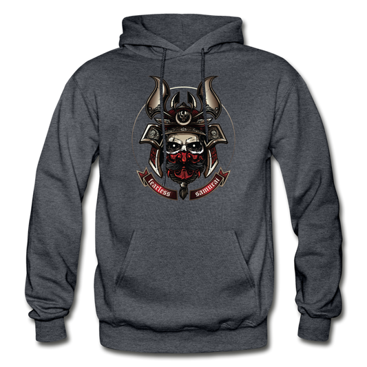 Fearless Samurai Hoodie - charcoal gray