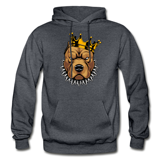 Pitbull Crown Hoodie - charcoal gray