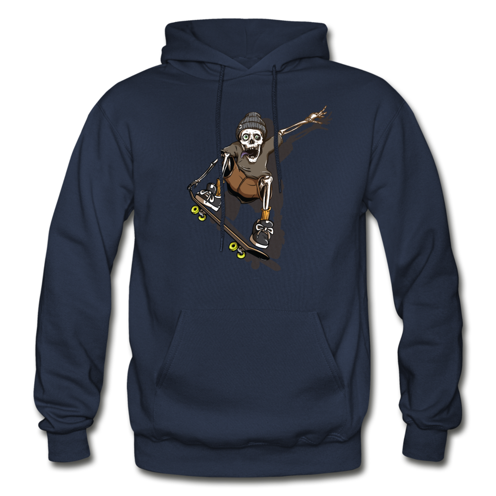 Skeleton Skater Hoodie - navy