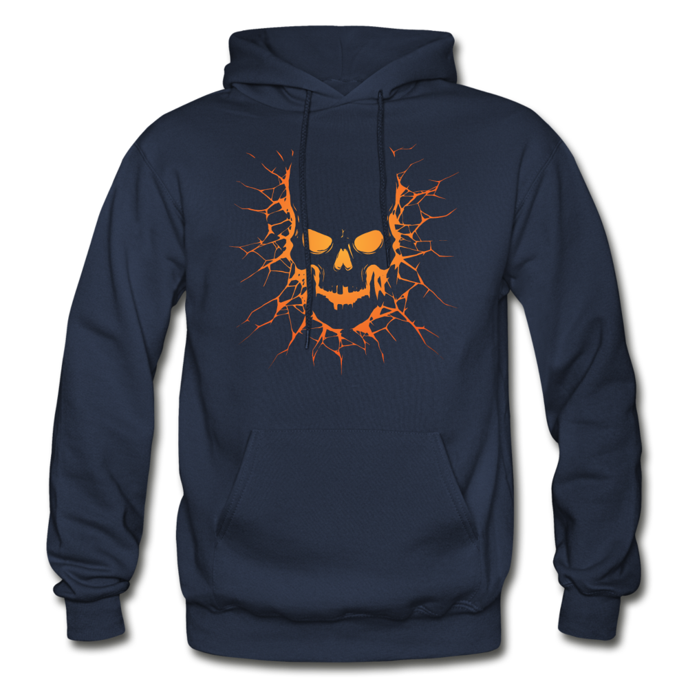 Cracked Skull Hoodie - navy