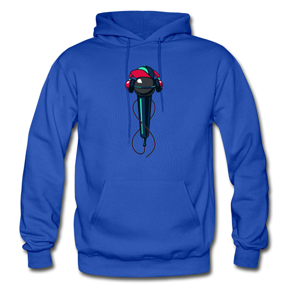 Hip Hop Microphone Hoodie - royal blue