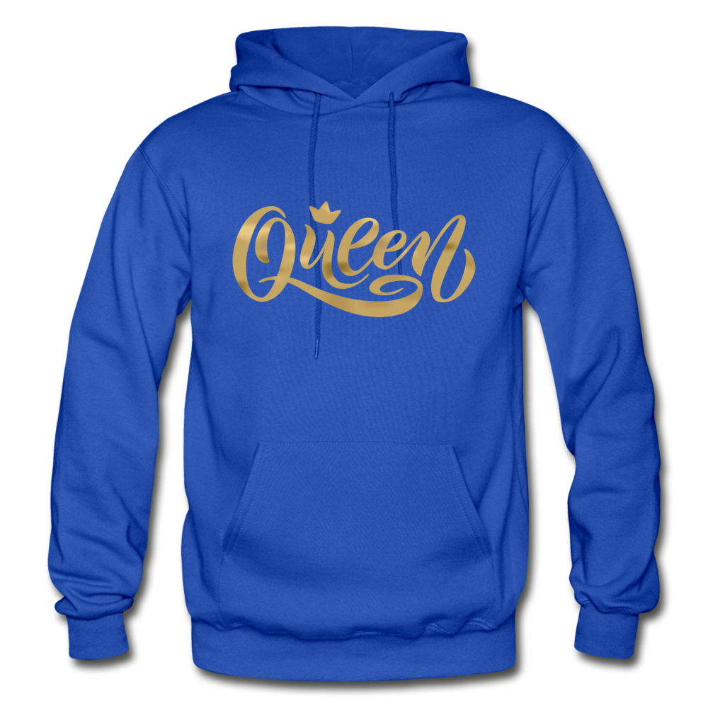 Queen Hoodie - royal blue
