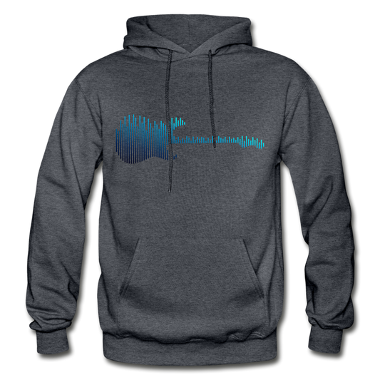 Guitar Equalizer Hoodie - charcoal gray