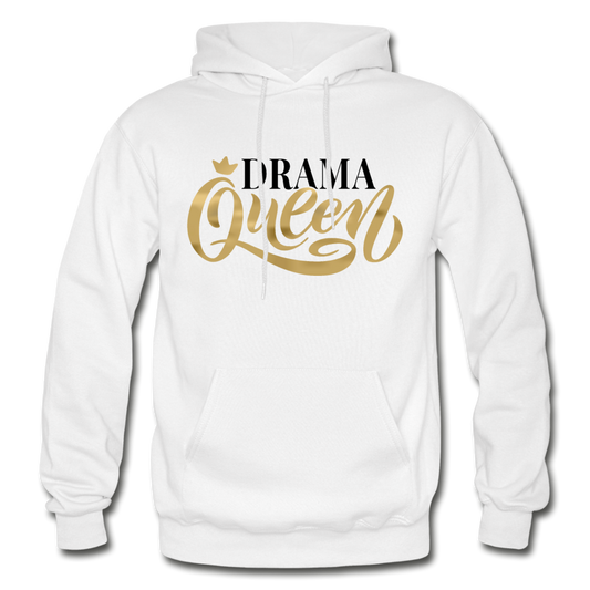 Drama Queen Hoodie - white