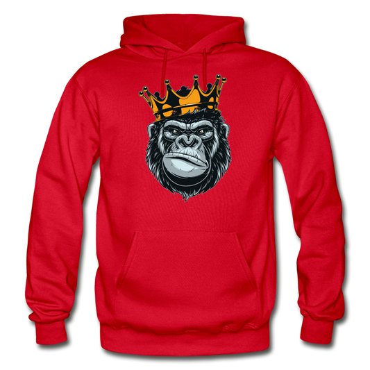 Gorilla Crown Hoodie - red