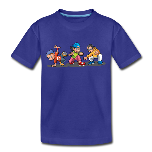 Hip Hop Cartoon Kids Kids T-Shirt - royal blue