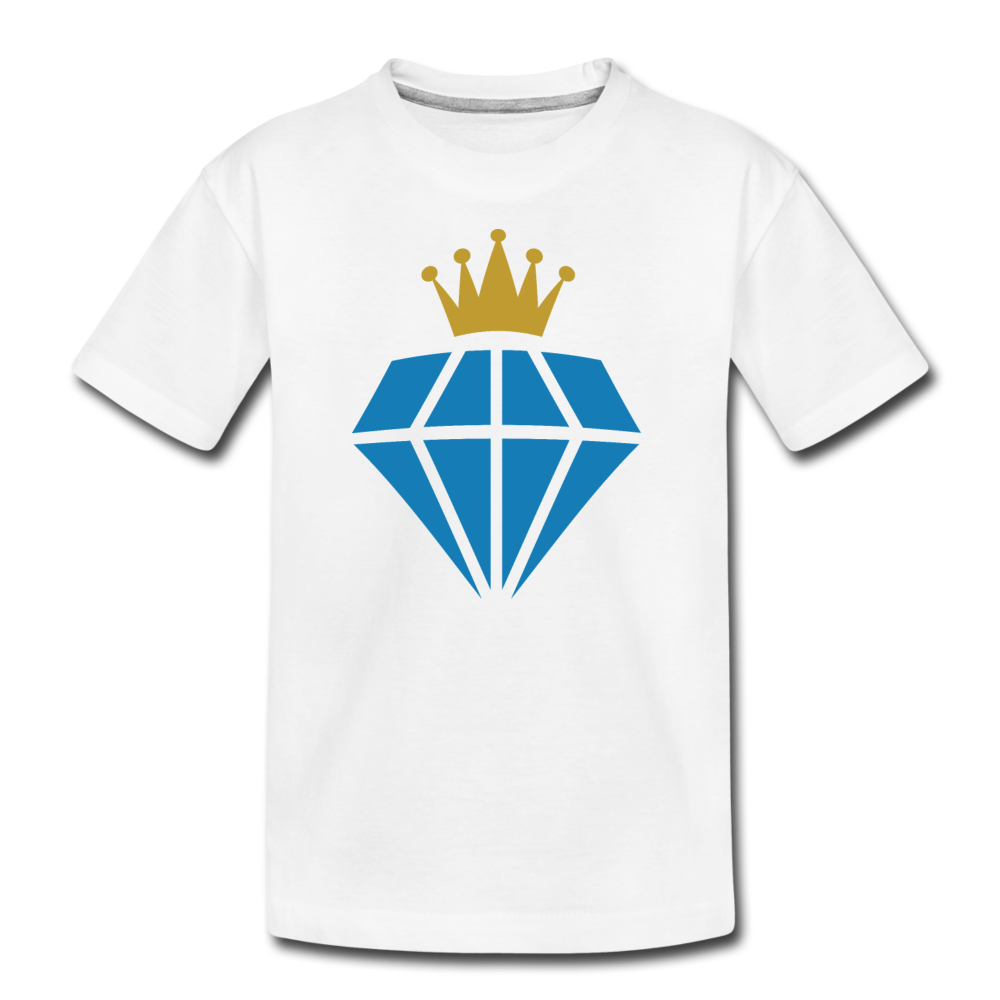 Diamond Crown Kids T-Shirt - white