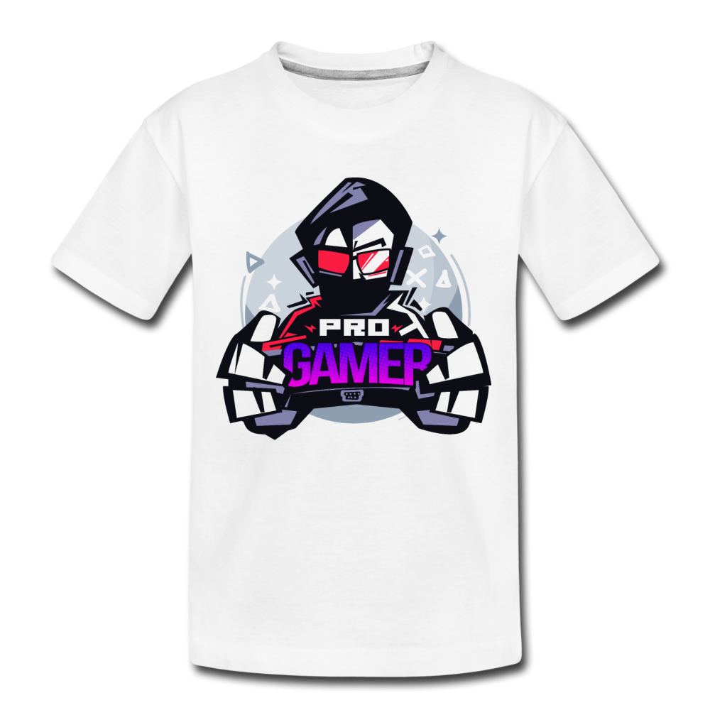 Pro Gamer Kids T-Shirt - white